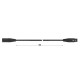 FactorFLEX Cable micro 1 m XLR 3 PIN conectores REAN color negro