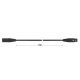 FactorFLEX Cable micro 15 m XLR 3 PIN conectores REAN color negro