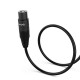 Audibax Silver Black Cable DMX 3 PIN 1 Metro