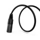 Audibax Silver Black Cable DMX 3 PIN 1 Metro