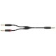 FactorFLEX Cable señal 1,5 m 1 Jack estero + 2 jacres REAN