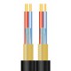 FactorFLEX Cable señal 3 m 2 RCA a 2 RCA conectores REAN (Neutrik)