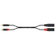 FactorFLEX Cable señal 3 m 2 RCA a 2 XLR macho 3 PREAN