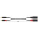 FactorFLEX Cable señal 3 m 2 RCA a 2 XLR macho 3 PREAN