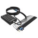 AUDIBAX cajetin escenario 30 m cable 16 XLR + 2 XLR + 2 Speakon Pro MC XLR 162230 Pro 30M