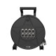 AUDIBAX enrollacables 15 m. con 8 XLR macho + 8 XLR hembra PRO MC XLR 8815 DRUM PRO