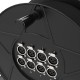AUDIBAX enrollacables 15 m. con 8 XLR macho + 8 XLR hembra PRO MC XLR 8815 DRUM PRO