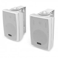 Audibax Elipse 5 Altavoces Sonorización HiFi 5" 2Vías con Soporte Pared Blancos Pareja