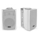 Audibax Elipse 5 Altavoces Sonorización HiFi 5" 2Vías con Soporte Pared Blancos Pareja