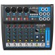 Audibax MG06 USB Mesa Mezclas 6 canales conBluetooth, MP3 ,USB Rec y Efectos