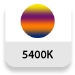 Temperatura de color: 5400K