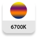 Temperatura de color: 6700K