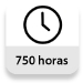Horas de vida útil (según fabricante): 750h