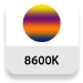 Temperatura de color: 8600K