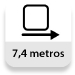 Longitud: 7,4 metros